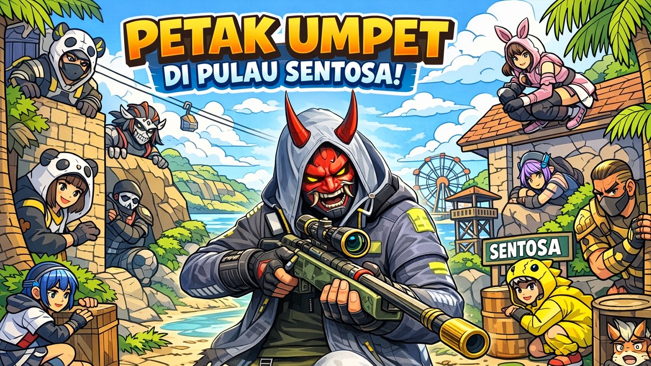 SERUUU!!! Main Petak Umpet Di FF! Bang Budi Jadi Yang Nyari, 49 Player Lain Pada Ngumpet!