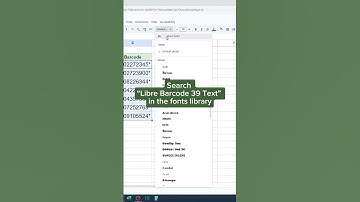 EXCEL TIP AND TRICKS- 129 Barcodes in Excel #exceltips#exceltricks #excel #tutorial
