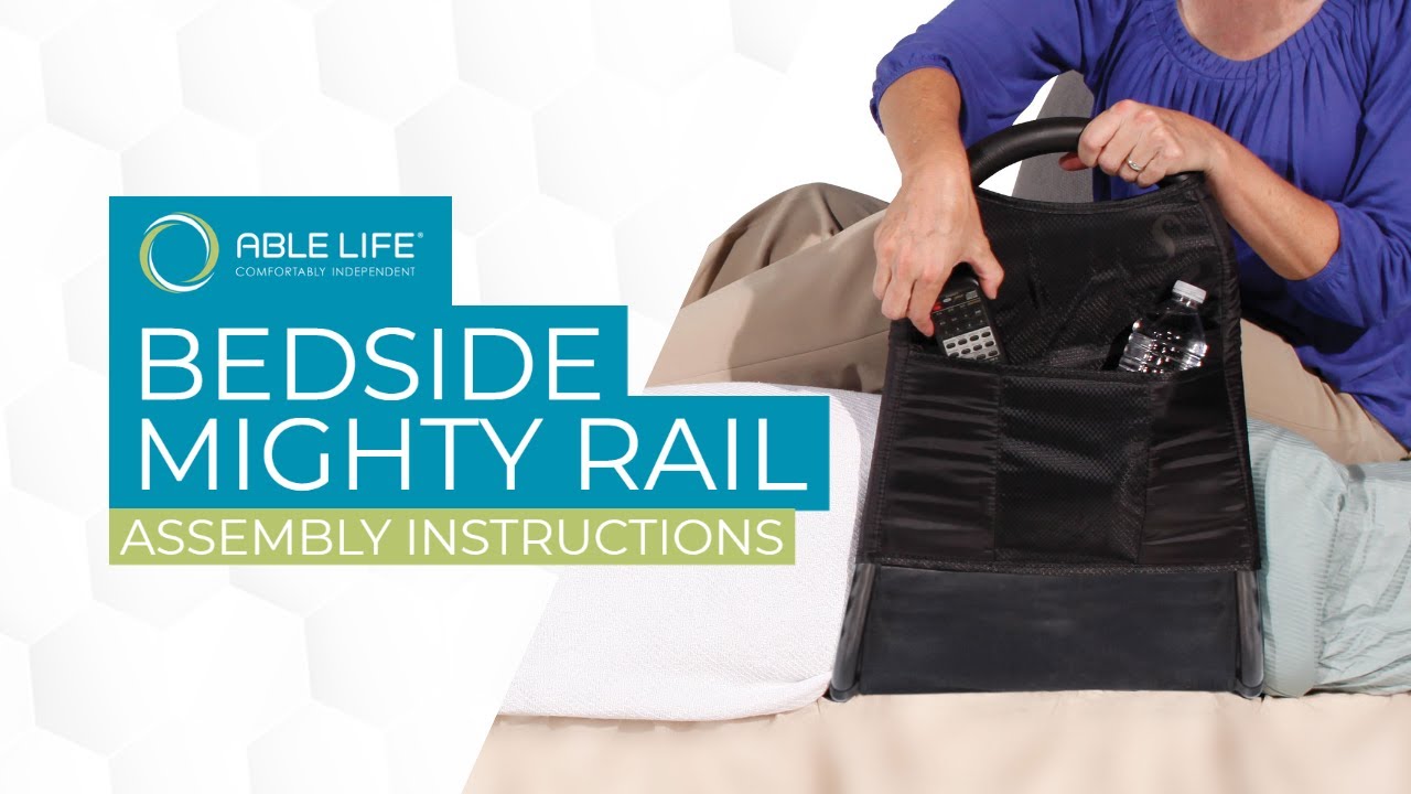 How to Assemble the Able Life Click-N-Go Extendable Bed Rail on Adjustable  Beds 