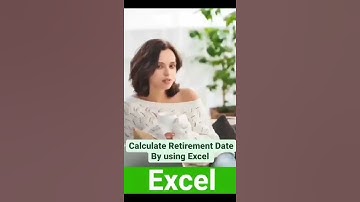 Calculate Retirement Date Using EXCEL #Shorts #Trending #MSExcel