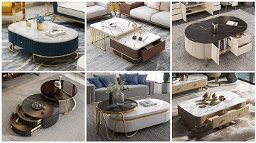 Top 60 different types of center table designs | sofa table | stylish space saving Coffee tables