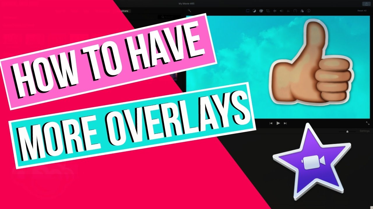 overlaying videos in imovie