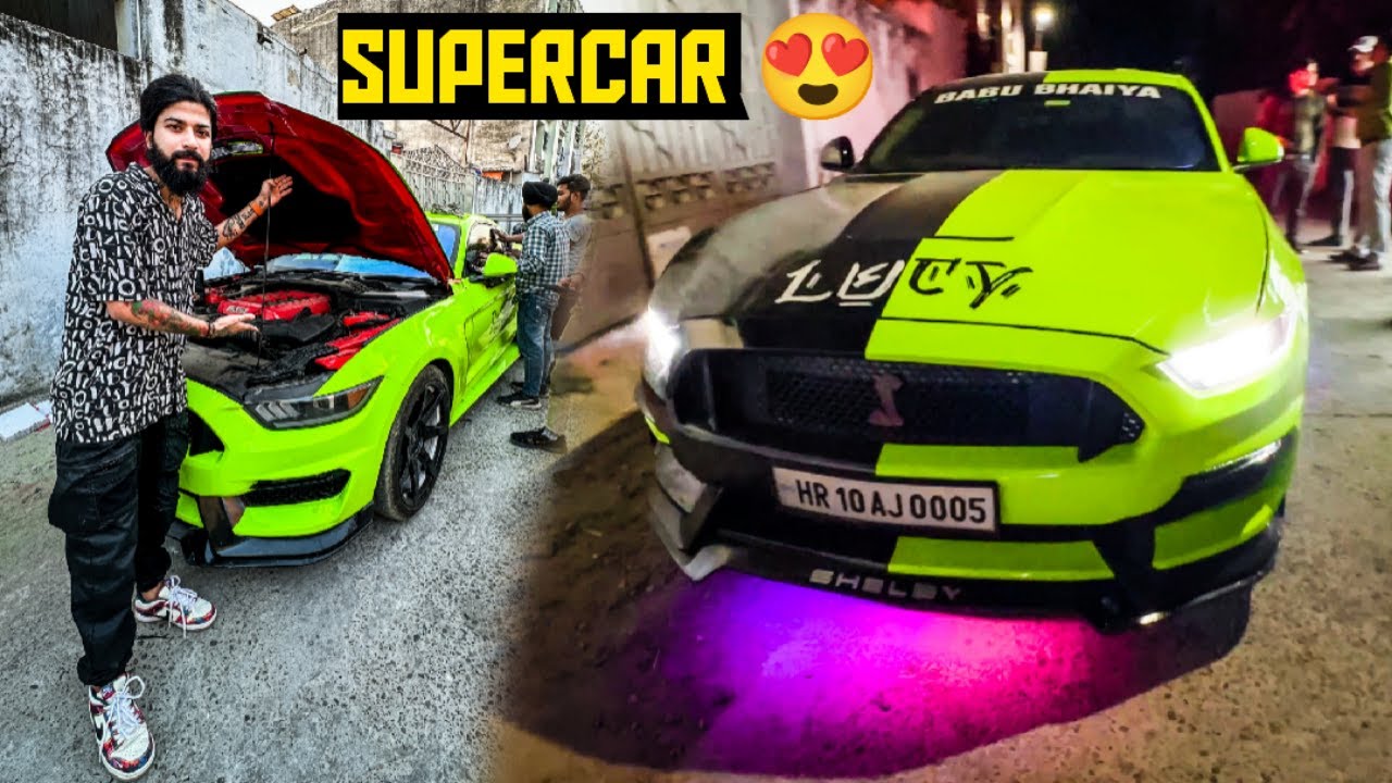 Apni New Supercar Mustang GT Finally Aisi Modify Hohi Gayi 😍 Crazy Public Reaction