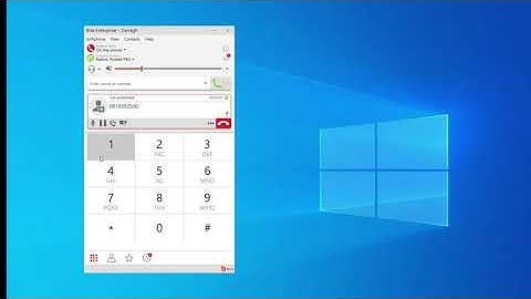 Bria Enterprise Softphone PC App Demonstration - Radius Technologies Telecoms