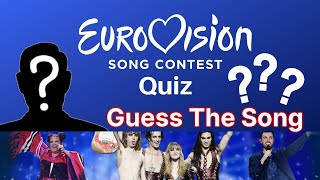 Eurovision Quiz: Guess The Song 20102022