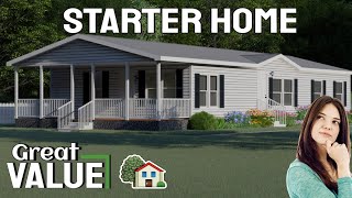 BEAUTIFUL Southern Farmhouse by Clayton Homes (double wide)(Mobile Home tour)