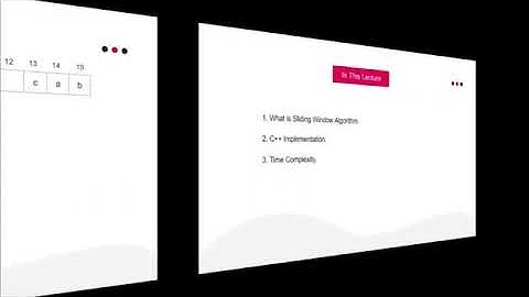 L01.1 : Sliding Window algorithm Part 2 | String Algorithms | Code official