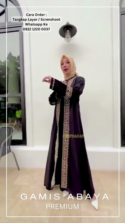 MODEL BAJU GAMIS ABAYA PREMIUM MEWAH DAN TERBARU