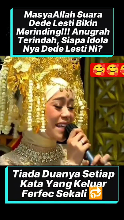 Adem Banget Dengar Suara Dedek Lesti, MasyaAllah 😍 @LestiChannel #trending #viral