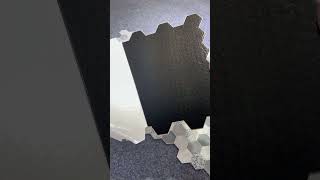 Blue Hexagon Peel and Stick Self Adhesive Backsplash by Inno Stickers