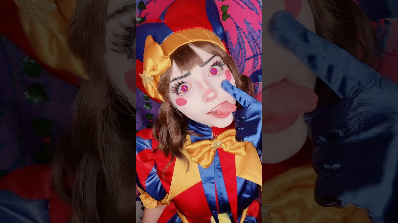 Pomni to celebrate the new TADC episode! 🎪 #cosplay #clown #makeup #tadc #theamazingdigitalcircus