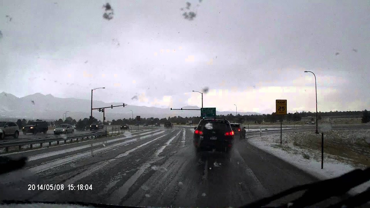 Hail Storm on North side of Colorado Springs - YouTube