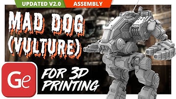 Mad Dog MWO 3D Model | Assembly by Gambody