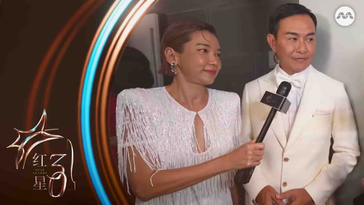 Kym Ng 锺琴王 & Bryan Wong王禄江, perfect in ivory pearly white! | Star Awards  红星大奖 2025 Backstage Live