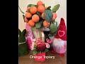 DIY Orange Topiary