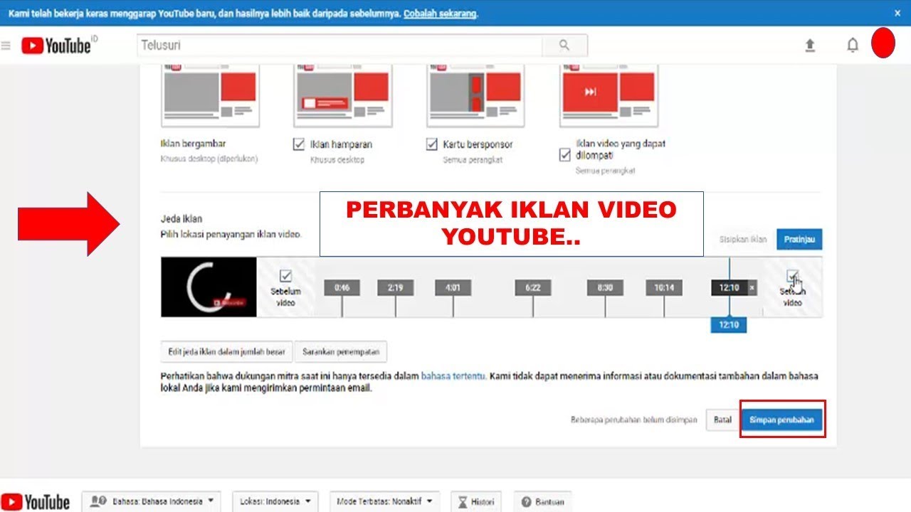 Tutorial Cara Pasang Iklan Dalam Jumlah Besar Di Video Youtube Youtube