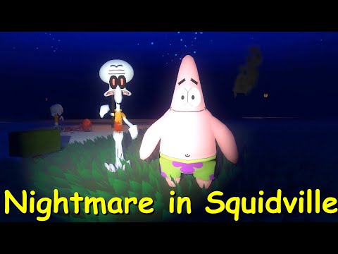 Nightmare in Squidville Full Playthrough Gameplay (SpongeBob Horror Game)