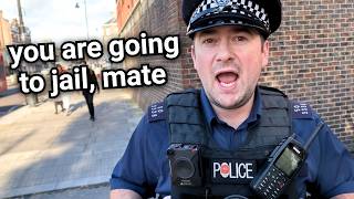 DUMBEST UK Sergeant Tries The TERRORISM ACT On Auditor!