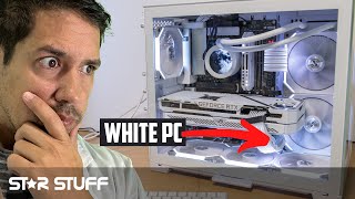 Building an All White, Space-Themed Creator PC !!
