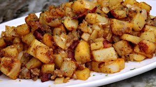وصفة البطاطس للفطور | وصفة مقلاة الإفطار | أفكار الغداء