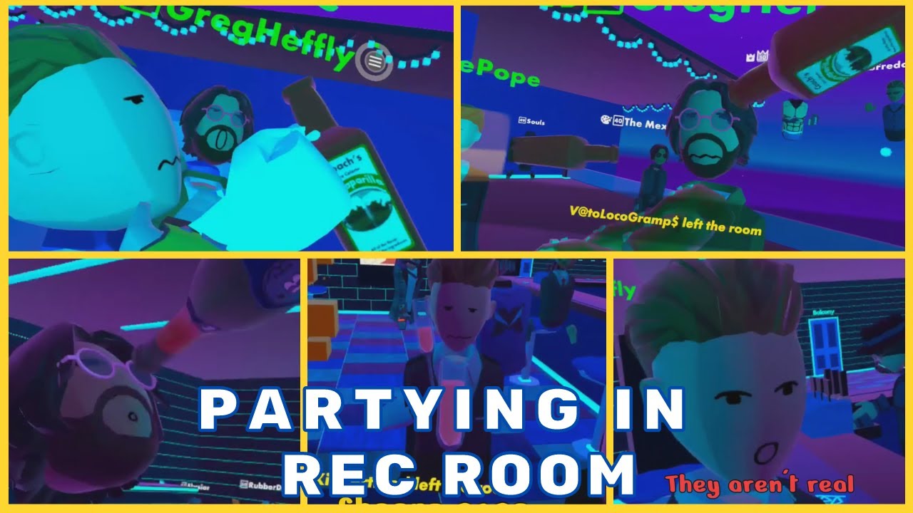 We went partying! in Rec Room - YouTube