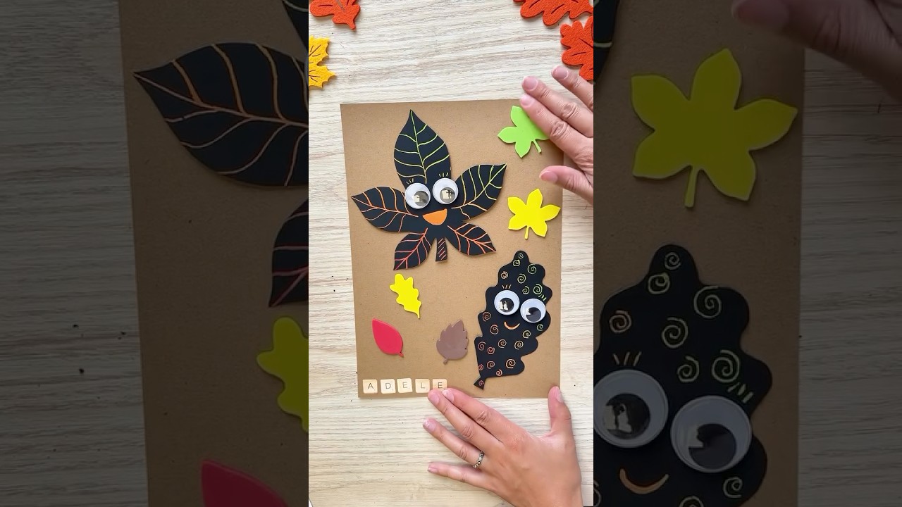 Kit De Bricolage Carillon éolien – 12 Feuilles D'érable En Bois – Peinture, Pinceaux, Ruban – Activité Créative Automne – Dès 3 Ans