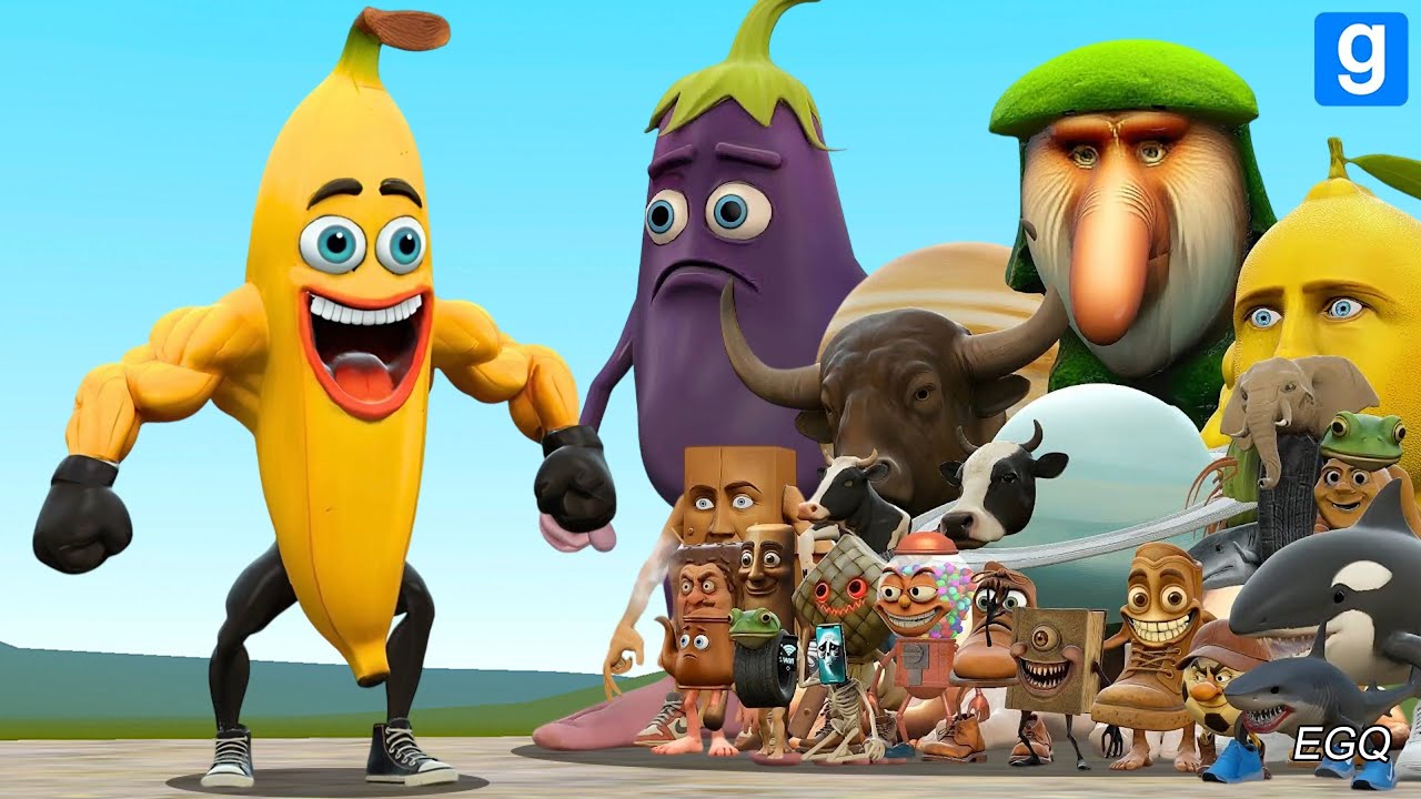 I FOUND NEW LO DIN DIN DIN DUN NUDIN DIN DUN BANANA ITALIAN AI BRAINROT MEME in Garry's Mod!