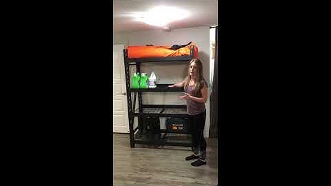 MAXIMUM 4-Tier Heavy Duty Storage Rack video review by Ryan