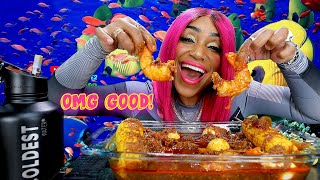 Seafood Boil, Shrimp, Eggs, Corn and Smackalicious Mukbang