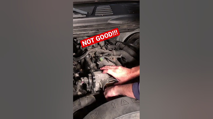 If you discover this in your Throttle Body you have problems