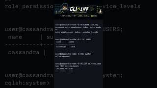 Cassandra CLI in 60s