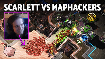 How quickly can SCARLETT destroy MAPHACKERS? | Holdout Challenge - StarCraft 2