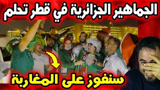 الجماهير الجزائرية في قطر تتوقع الفوز على المغرب والتتويج بكأس العرب… الثقة الخاوية ههه!