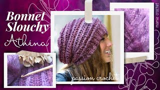SUBLIME AND QUICK ATHENA SLOUCHY HAT! EASY TUTORIAL @Mamiecrochet