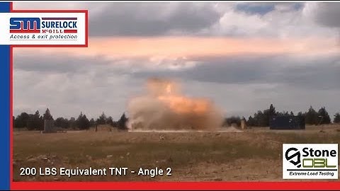 Arena Blast Testing Surelock McGill