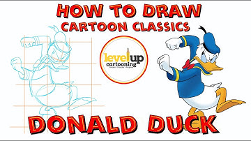 Step by Step Donald Duck Video Drawing Lesson