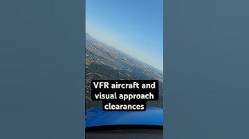 Do VFR aircraft get visual approach clearances from ATC? #learntofly #studentpilot #flighttraining