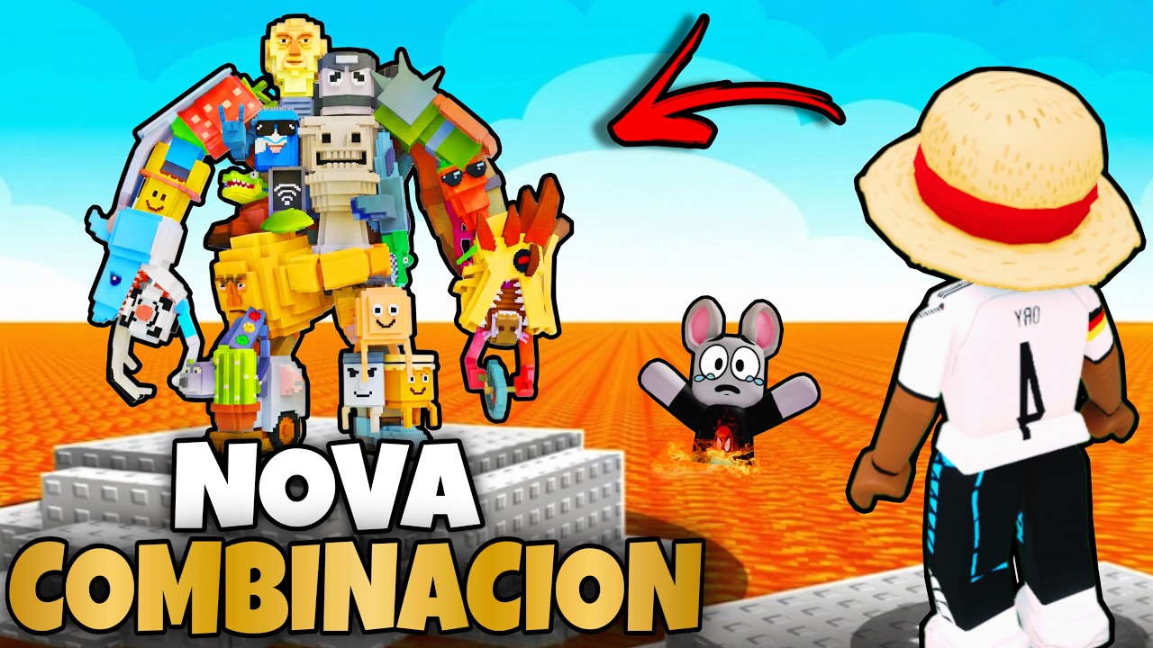 NOVA LA GRANDE COMBINAÇÃO COM TODOS OS BRAINROTS NO ROUBE UM BRAINROT DE LAVA!