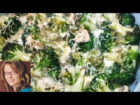 Broccoli & Mushroom Alfredo Casserole Broccoli recipe Ghee for Keto recipe!