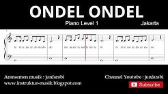 not balok ondel ondel - piano level 1 - lagu daerah jakarta / betawi - doremi / solmisasi  - Durasi: 1:43. 