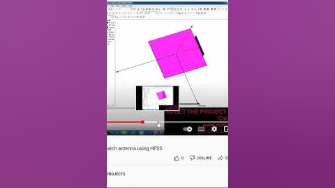Design of a 2.4 GHz Microstrip patch antenna using HFSS