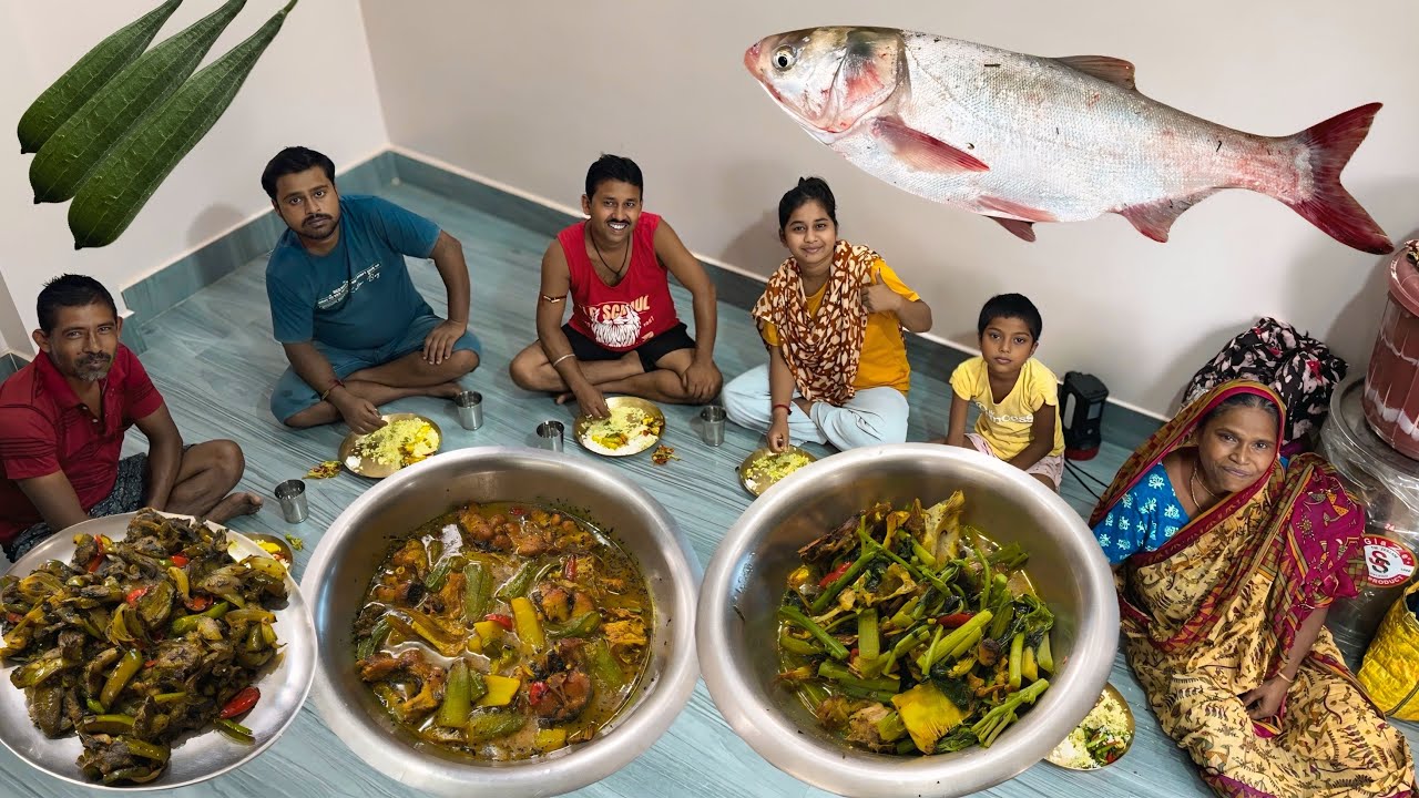 পুকুর থেকে 2.5 kg ওজনের সিলভার কাপ মাছ ধরে গাছের টাটকা ঝিঙে দিয়ে রান্না | বাঙালির প্রিয় মাছ ভাত ||