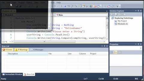 Visual Basic Tutorial - 23 - Comparing Strings