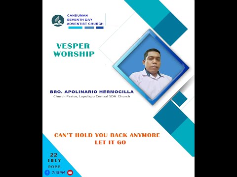 Vesper Worship  | July 22, 2022