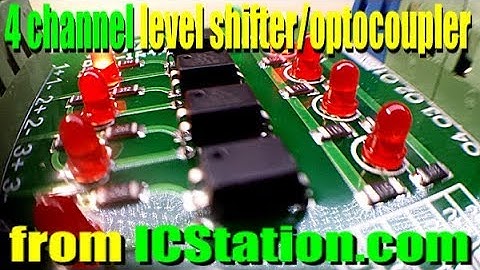 4 channel level shifter/optocoupler from ICStation.com