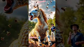 horse and bee#viral #youtubeshorts #trending #shortvideos @tseries @MrBeast2