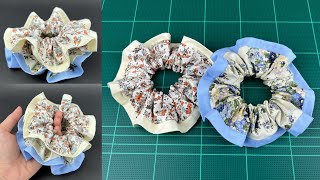 How to make Scrunchies Sewing Tutorial. DIY Scrunchies.