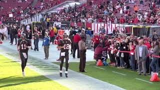Tom Brady Warm-up Run Before Game vs. Cincinnati Bengals (Dec. 18, 2022)