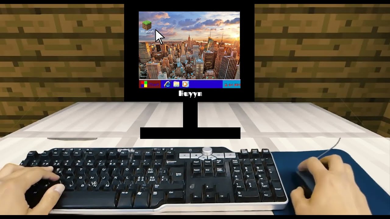 Realistic minecraft huyyn computer windows interactive beta1 minecraft ...