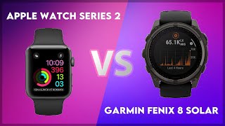 Apple Watch Series 2 vs Garmin Fenix 8 Solar Comparison